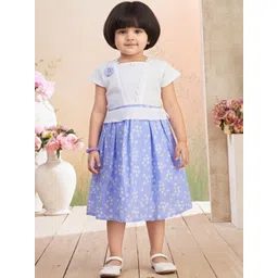 Aarika Floral Print Fit & Flare Midi Dress-picture-21