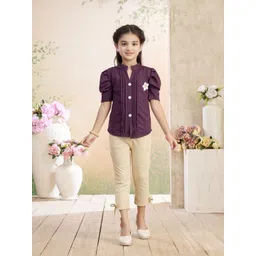 Aarika Girls Embellished Top with Trousers-picture-40