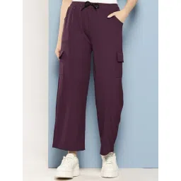 Aarika Girls Maroon Solid Pants-picture-29