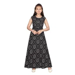 Aarika Kids Black Printed Dress-picture-23