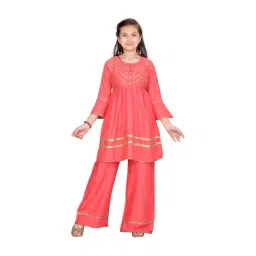 Aarika Kids Gajri Cotton Self Pattern Suit Sets-picture-40