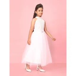Aarika Kids Light Pink Striped Gown image 3
