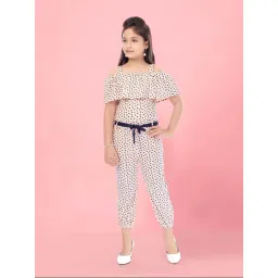 Aarika Kids Peach & Navy Printed Jumpsuit-picture-12