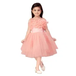 Aarika Kids Peach Embellished Frock-picture-36