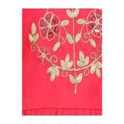 Aarika Kids Pink Floral Print Kurta with Palazzos image 5