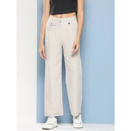 Aarika Light Grey Straight Fit Pants-picture-40