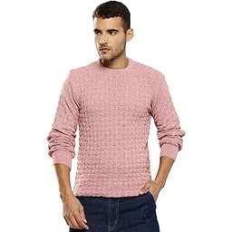 aarika Mens Winter Wear Black Colour Solid Woolen Sweater-picture-52