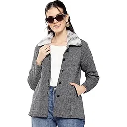 aarika Womens Black Colour Solid Woolen Cardigan-picture-53