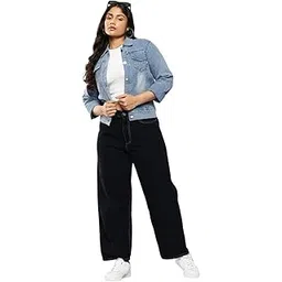 aarika Womens Blue Colour Denim Solid Denim Jacket-picture-38