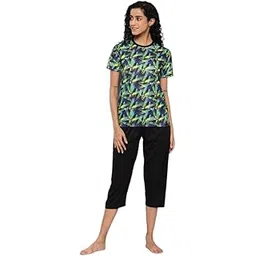 aarika Womens Sports Wear Blue Colour Abstract Print Nylon Swim Suit-picture-21