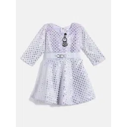 Aarika Woollen A-Line Midi Dress With Belt-picture-55