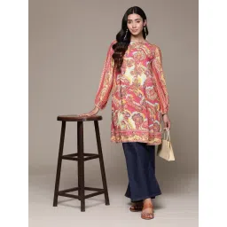 aarke Ritu Kumar Emerald Paisley Printed Kurta-picture-42