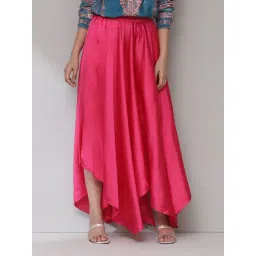 aarke Ritu Kumar Fuchsia Loose Fit Mid Rise Palazzos-picture-11