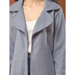 aarke Ritu Kumar Grey Embellished Trench Coat image 4