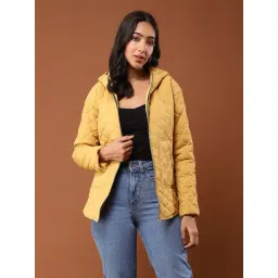 aarke Ritu Kumar Mustard Quilted Jacket-picture-35