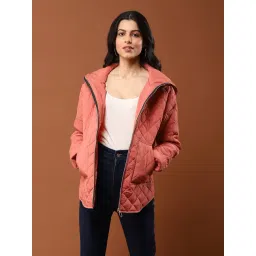 aarke Ritu Kumar Rust Quilted Jacket-picture-43