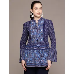 aarke Ritu Kumar Floral Printed Pleated Kurti-picture-23