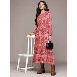 Aarke Ritu Kumar Orange Abstract Dresses-picture-40