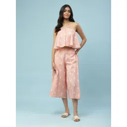 aarke Ritu Kumar Peach Top With Pants-picture-24