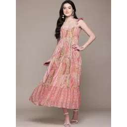 AARKE RITU KUMAR Pink Marlin Long Dress-picture-39