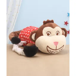 Aarohi Toys Laughing Roffel Monkey Soft Toy - Length 28 cm (Colour May Vary)-picture-15