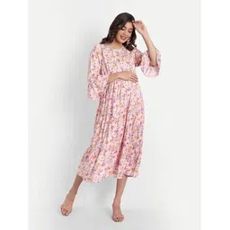 aaruvi ruchi verma Women Floral Print Tiered Dress-picture-47