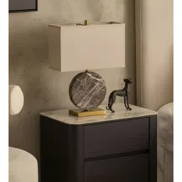 aarvi decor studio Black Marble Marble Monarch table lamp-picture-32