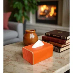 aarvi decor studio Premium Faux Leather Tissue Holder Box for Home, Office & Car Use-picture-15