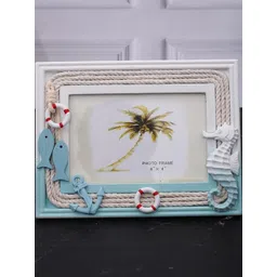 AARVI DECOR STUDIO White Pieces Wood Table Photo Frames-picture-32