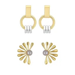 Aarvia Women Geometric Drop Earrings-picture-35