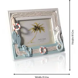 aarvidecor Nautical Rope Border Photo Frame – 6x4 Inch 6 inch Nautical image 5