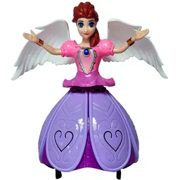 aarya Angel girl Princess Dancing Doll & Rotating Angel Girl Flashing Lights with Music best playing toy for kids to gift-picture-23
