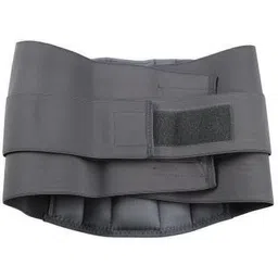 aash isurgical Lumbo Sacral (L.S Belt) Back Pain Belt (GRAY) Waist Support (Grey) Abdominal Belt-picture-10