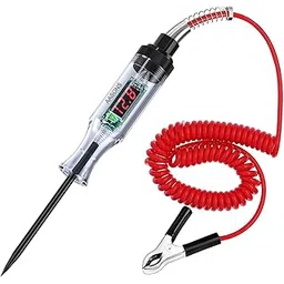 AASONS Auto Test Pencil Light Automotive, Circuit Tester, Dc 3v-24v Digital Led, Auto Bidirectional Frequency Voltage Tester Electric Battery Testing Pen Probe, Repair Tool For Car Truck Motorcycle.-picture-35