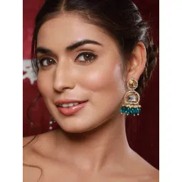 Aatmana Gold-Plated Dangler Earrings for Women image 1