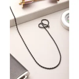 Aatmana Men Black Stainless Steel Chain-picture-20