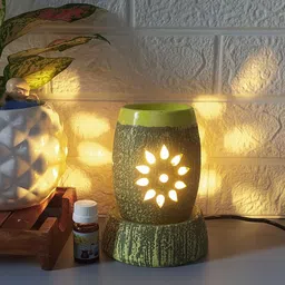 aav world Green Ceramic Table Lantern image 3