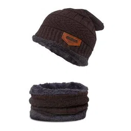 aavjo Men Ribbed Beanie & Neck Cover-picture-16