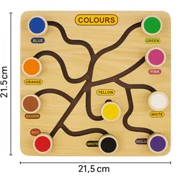 aavnam Color Recognition Wooden Puzzle for Kids – Fun & Educational Toy for Toddlers-picture-24