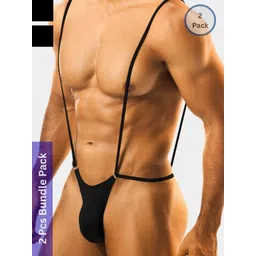 AAYAN BABY Pack Of 2 Low-Rise Microfiber Thongs Briefs-picture-38