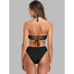 AAYAN BABY Women Polyester Bandeau Bikini Set image 3