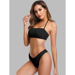 AAYAN BABY Women Polyester Bandeau Bikini Set image 1