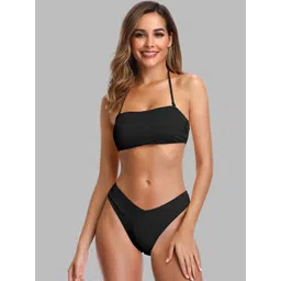 AAYAN BABY Women Polyester Bandeau Bikini Set image 4