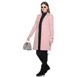 aayat Women Solid Single Breasted Formal Blazer-picture-28