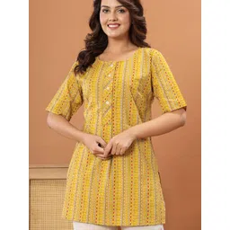 Aaysa Kurti Women Printed Pure Cotton Kurtis-picture-32