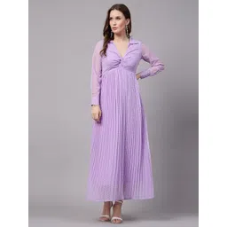 aayu Georgette Fit & Flare Maxi Dress-picture-13