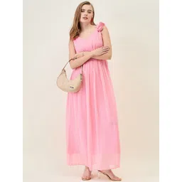 aayu Georgette Fit & Flare Maxi Dress-picture-19