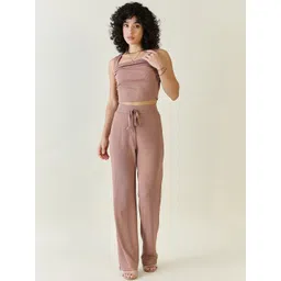 aayu Square Neck Top With Trousers Co-Ords-picture-30