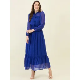 aayu Women Georgette Fit & Flare Maxi Dress-picture-24