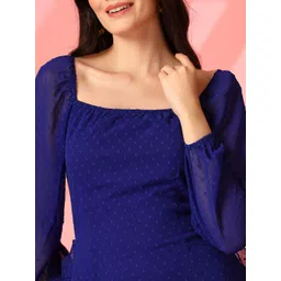 aayu Women Ruffled A-Line Dress image 3